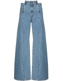 Décortiqué asymmetric wide leg jeans