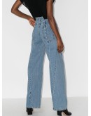 Décortiqué asymmetric wide leg jeans