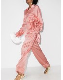 belted satin pyjamas