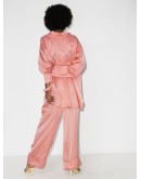 belted satin pyjamas