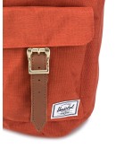 logo-patch buckled backpack