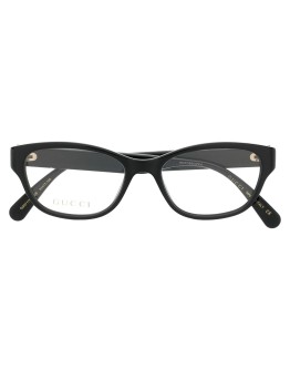 GG logo rectangular-frame glasses