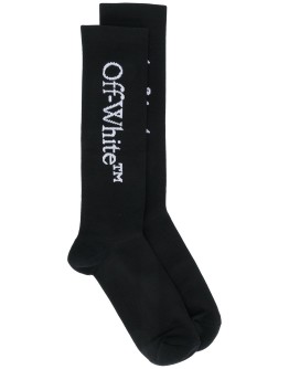 BOYFRIENDS LONG SOCKS BLACK WHITE