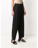 drop-crotch cropped trousers
