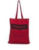Stereotype print tote bag