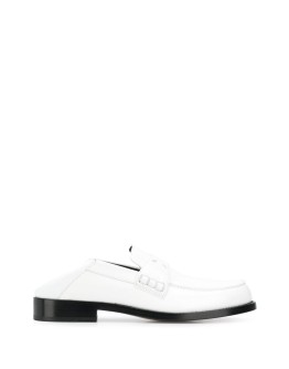 leather four-stitch loafers