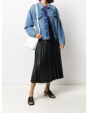 contrast-detail denim jacket