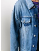 contrast-detail denim jacket