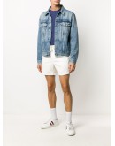 corduroy straight-leg shorts