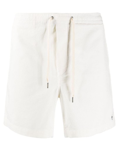 corduroy straight-leg shorts