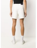corduroy straight-leg shorts
