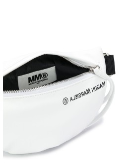 reversible logo print belt bag