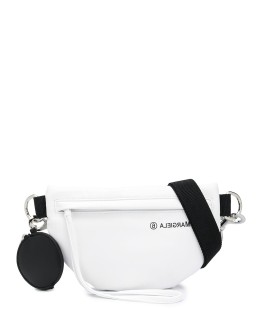 reversible logo print belt bag