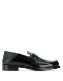 leather four-stitch loafers