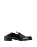 leather four-stitch loafers