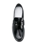 leather four-stitch loafers