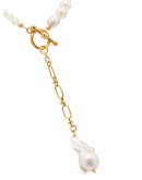 Rosalita gold-tone pearl necklace