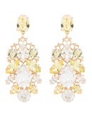 crystal cluster earrings