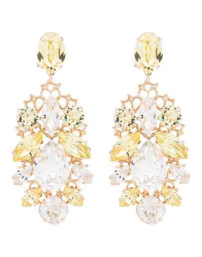 crystal cluster earrings