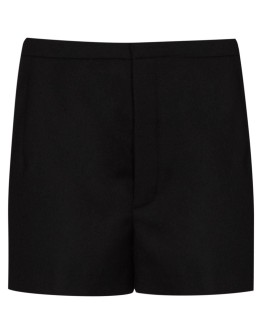 tailored pleated shorts