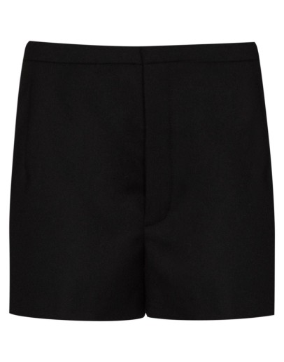 tailored pleated shorts