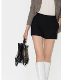 tailored pleated shorts