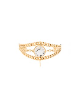 crystal chain choker