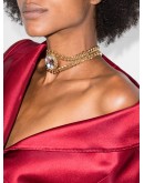 crystal chain choker
