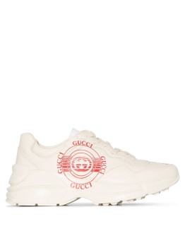 Rhyton Disk logo-print sneakers