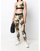 baroque-print sports bra