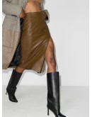 side-slit pencil skirt