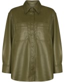 Yoyo vegan leather shirt