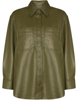 Yoyo vegan leather shirt