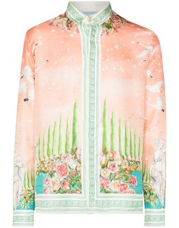 Maison De Repos print shirt