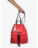 large Dauphine logo-patch backpack
