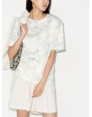 jeanette tie-dye padded T-shirt