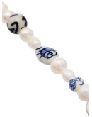 Aurora gold-tone pearl necklace
