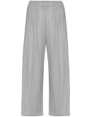 plissé cropped trousers