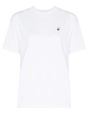 flower arrow print cotton T-shirt