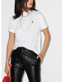 flower arrow print cotton T-shirt