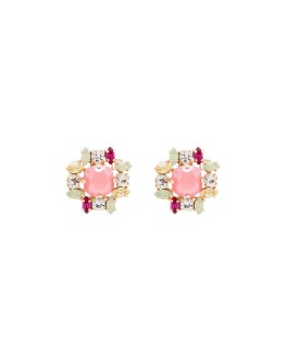 crystal cluster earrings