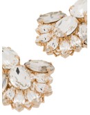crystal cascade drop earrings