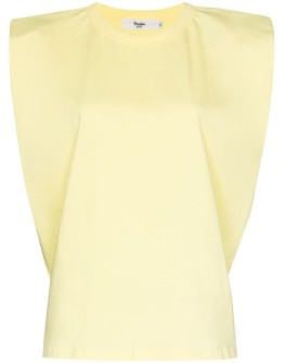 Eva padded cotton T-shirt