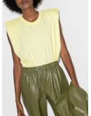 Eva padded cotton T-shirt