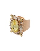 crystal cluster ring