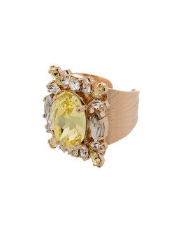 crystal cluster ring