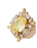 crystal cluster ring