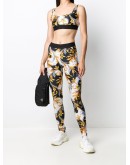 Baroque print workout leggings