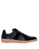 Replica leather sneakers