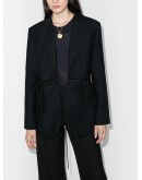 tie-waist blazer